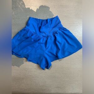 Offline by Aerie Blue Real Me Crossover Flowy Shorts